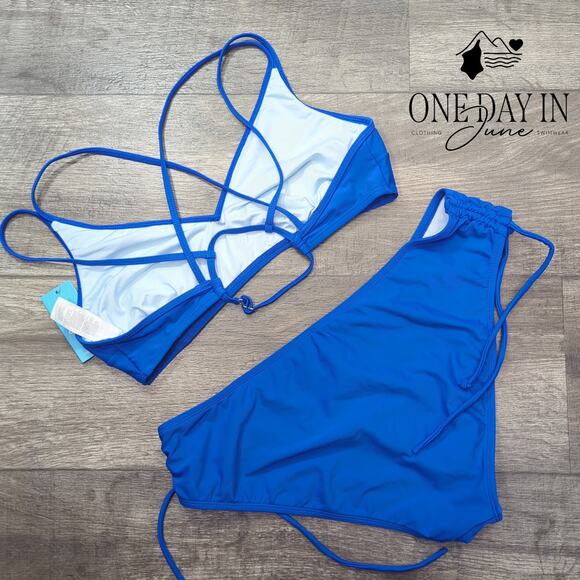 Cupshe Tie Back Tie Side Bikini Swimsuit Size XL - Picture 5 of 5